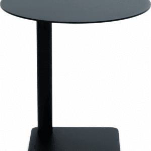 Udendørs sidebord Spinder Design Sunny i sortlakeret stål H40ÃØ40 cm